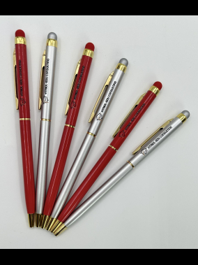 Touchpen Özellikli Metal Tükenmez Kalem