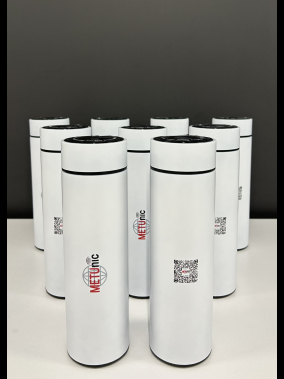 450 ML Isı Derecesi Gösteren Dijital Göstergeli Çelik Termos