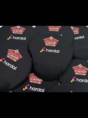 Addison 300152 Siyah Bileklikli Ekstra Kauçuk Kaplamalı Mouse Pad