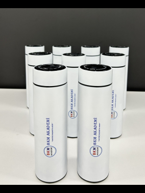 450 ML Isı Derecesi Gösteren Dijital Göstergeli Çelik Termos