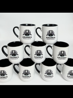 Porselen  Beyaz Bone Promosyon Kupa Bardak - Kutulu