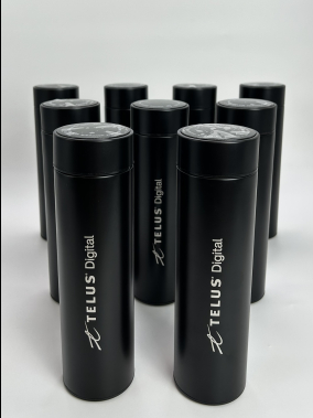 450 ML Isı Derecesi Gösteren Dijital Göstergeli Çelik Termos