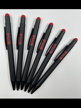 Lazer Baskı ile Renk Değiştiren Metal Tükenmez Kalem Touchpen