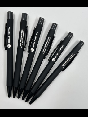 Rubber Gövde Metal Tükenmez Kalem