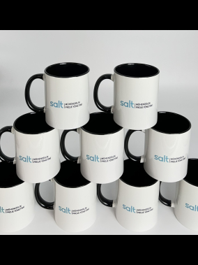 Süblimasyon Porselen Kulpu ve İçi Renkli Kupa - Kutulu