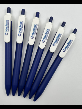 Basmalı Beyaz Klipsli Plastik Tükenmez Kalem