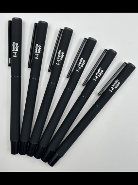 Kapaklı Metal Roller Kalem Süper Jel Refil