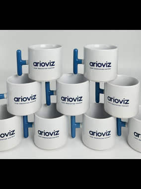 Süblimasyon Porselen T Kupa Bardak - Kutulu