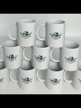 Porselen Süblimasyon Klasik Silindir Promosyon Kupa Bardak - Kutulu