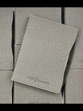 17 x 24 cm Gizli Spiralli Termo Deri Sert Kapaklı Günlük Tarihli Ajanda 336 Sayfa 70 gr Ivory Krem Kalem Tutuculu