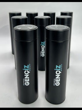 450 ML Isı Derecesi Gösteren Dijital Göstergeli Çelik Termos