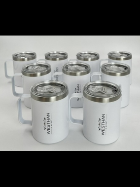 300 ml Geri Dönüştürülmüş Paslanmaz Çelik Termos Kupa - Çift Duvarlı