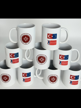 Porselen Süblimasyon Klasik Silindir Promosyon Kupa Bardak - Kutulu