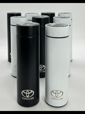 450 ML Isı Derecesi Gösteren Dijital Göstergeli Çelik Termos