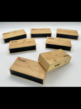 Wireless Mobil Şarj Cihazı ve Bambu Dijital Masa Saati