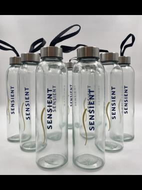 500 ml Cam Matara Şu Şişesi Kılıfsız