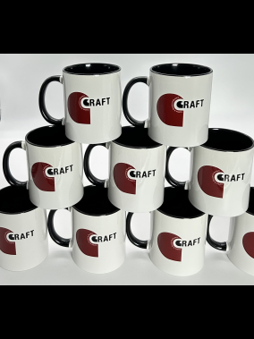 Süblimasyon Porselen Kulpu ve İçi Renkli Kupa - Kutulu