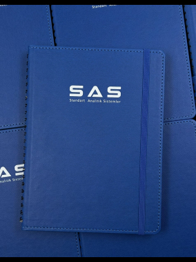 15 x 21.5 cm Termo Deri Kapaklı Gizli Spiralli Tarihsiz Defter 240 Sayfa 80 gr Ivory Krem İç Kağıt Çizgili Lastikli