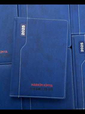 17 x 24 cm Termo PU Sert Kapaklı Günlük Tarihli Ajanda 320 Sayfa 70 gr Krem Çizgili İç Kağıt