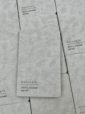 13 x 21 cm Termo Deri Kapaklı Ekonomik Defter 160 Sayfa 60 gr Holmen İç Kağıt Çizgili