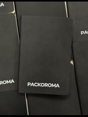 9 x 14 cm Yumuşak Termo Deri Kapaklı Cep Boy Tarihsiz Defter 80 Sayfa 80 gr Ivory Krem Çizgili