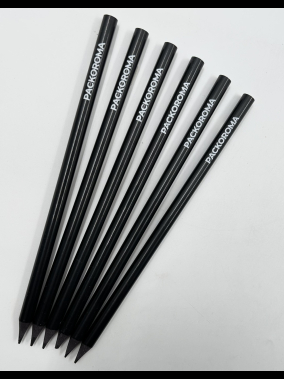 Natural  Yuvarlak Siyah Latalı Kurşun Kalem