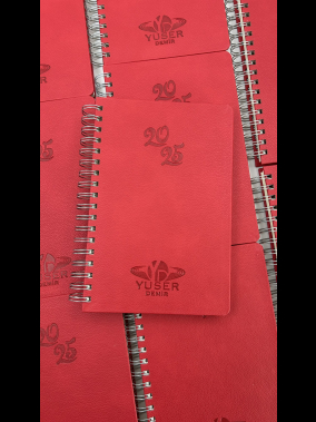 Termoderi Kapaklı Spiralli Ajanda