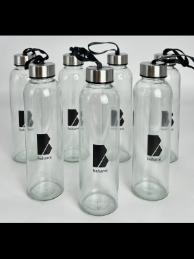 500 ml Cam Matara Şu Şişesi Kılıfsız