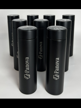 450 ML Isı Derecesi Gösteren Dijital Göstergeli Çelik Termos