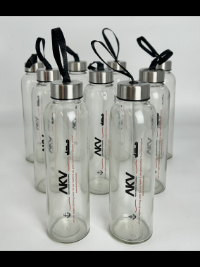 500 ml Cam Matara Şu Şişesi Kılıfsız