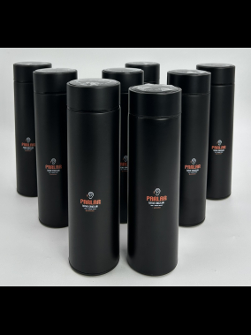 450 ML Isı Derecesi Gösteren Dijital Göstergeli Çelik Termos