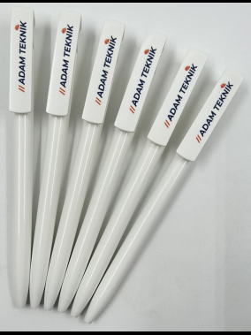 Çevirmeli Telefon Standlı Plastik Tükenmez Kalem