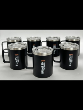 300 ml Geri Dönüştürülmüş Paslanmaz Çelik Termos Kupa - Çift Duvarlı