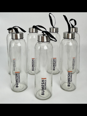 500 ml Cam Matara Şu Şişesi Kılıfsız