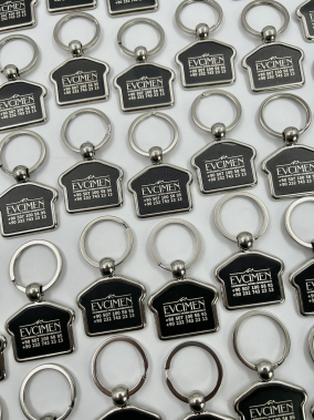 3,9 x 6,5 cm Tek Yön Anahtarlık