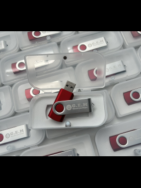 128 GB Döner Metal Başlıklı USB Bellek