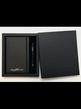 13×21 Ciltbezi Defter & Metal Roller Kalem Kutulu Hediye Seti