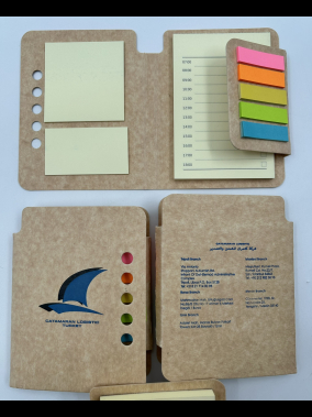 Geri Dönüşüm Renkli Yapışkanlı Notluk