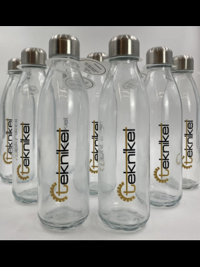 650 ml Renkli Cam Su Şişesi