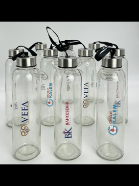 500 ml Cam Matara Şu Şişesi Kılıfsız