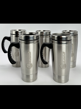 450 ml Saplı Paslanmaz Çelik Termos Bardak