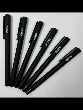 Kapaklı Metal Roller Kalem Süper Jel Refil