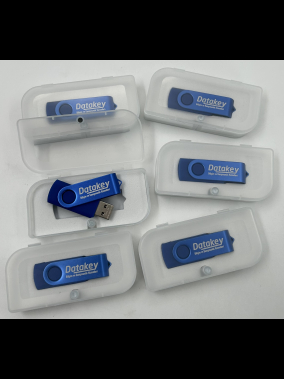 16 GB Renkli Baskı Döner Metal Başlıklı USB Bellek