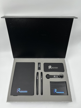 5.000 mAh Işıklı Logo Uygulamalı Rubber Powerbank – Çift USB Çıkışlı