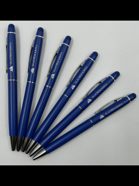 Çevirmeli Metal Dokunmatikli Touchpen Tükenmez Kalem