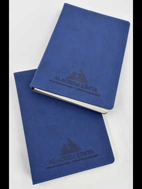 17,5 x 24 cm Gizli Spiralli Termo Deri Sert Kapaklı Günlük Tarihli Ajanda 336 Sayfa 70 gr Ivory Krem Çizgili İç Kağıt