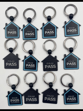 3,9 x 7 cm Tek - Çift Yön Anahtarlık