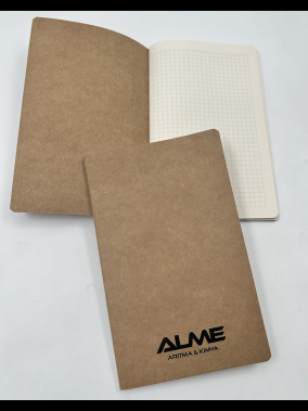 12,5 x 20 cm Kraft Kapak Terzi Dikiş Defter
