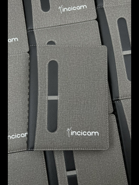 16,5 x 22 cm Gizli Spiralli Termo Deri Kapaklı Günlük Tarihli Ajanda 336 Sayfa 70 gr Ivory Krem Çizgili İç Kağıt Kalem Tutuculu