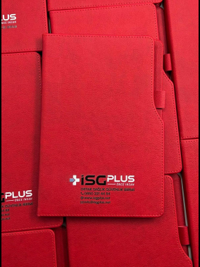 14,5 x 21 cm Termo Deri PU Sert Kapaklı Tarihsiz Defter, 224 Sayfa, 80 gr Ivory Krem Çizgili İç Kağıt, Kenar Boyalı, Kalem Tutuculu